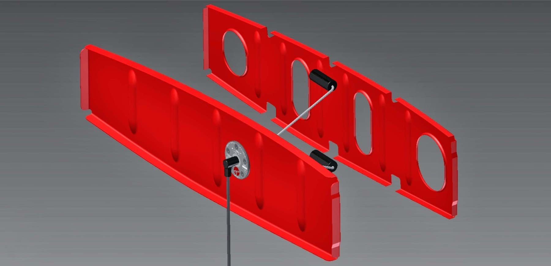 cies-sender-3d in a red fuel tank