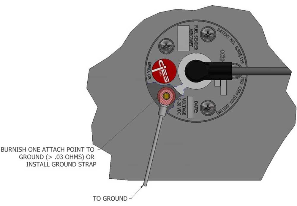 illustration of bonding for lightning protection