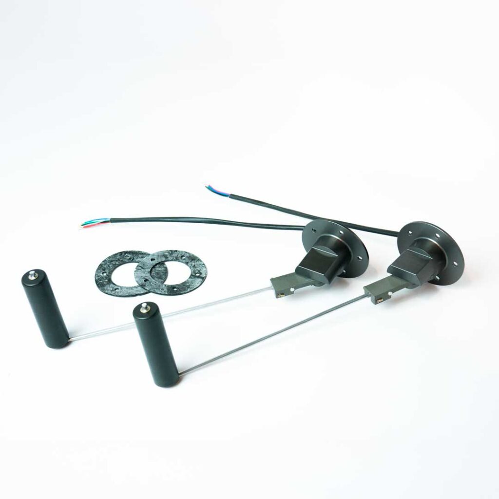 mooney fuel sender left right pair with gaskets